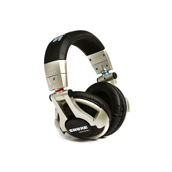 Fone de ouvido circumaural profissional para DJ com fio - SRH750DJ - Shure
