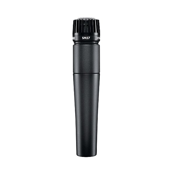 Microfone Dinâmico Shure SM57-LC Cardioide com Fio