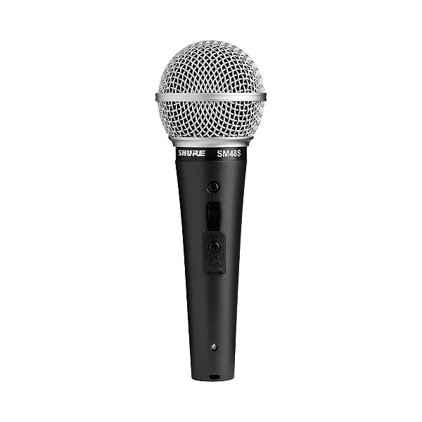 Microfone Dinâmico Shure SM48-LC Cardioide Com Fio
