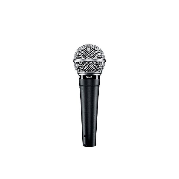 Microfone de mao dinamico unidirecional com fio - SM48-LC - Shure