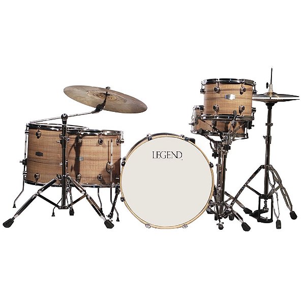 Bateria Legend One Series Gray com 5 pecas - NOGUEIRA