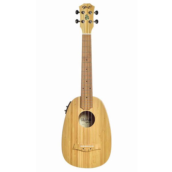 Ukulele Elétrico Seizi Bali Pineapple Tenor Solid Bamboo com Bag