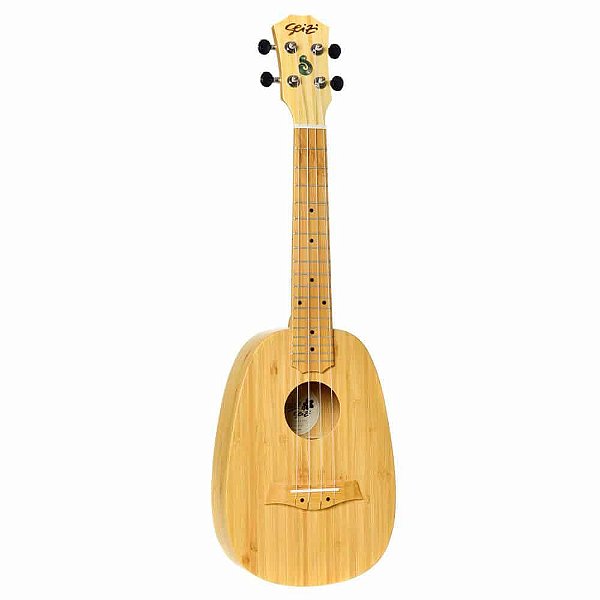 Ukulele Acústico Seizi Bali Pineapple Concert Solid Bamboo com Bag