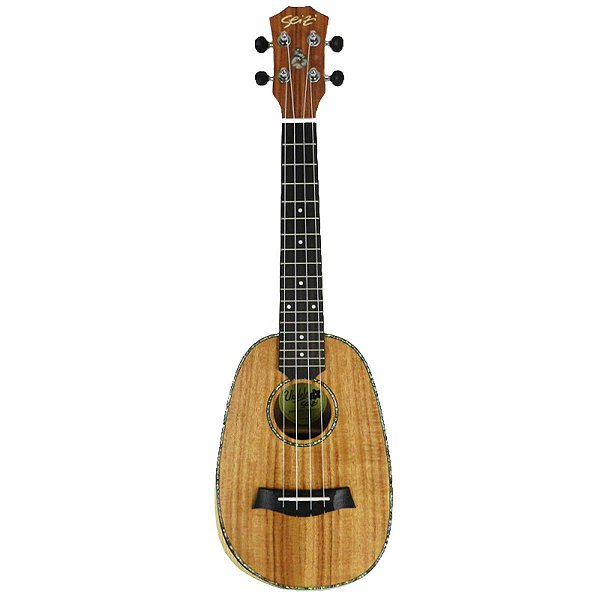 Ukulele Elétrico Seizi Bora-Bora Pineapple Concert Koa