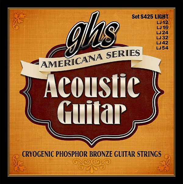 S425 - ENC VIOLAO ACO AMERICANA SERIES PHOSPHOR BRONZE 012/054 - GHS