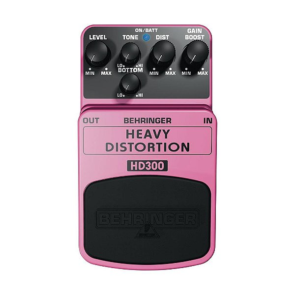 Pedal de Efeitos Behringer HD300 Heavy Distortion
