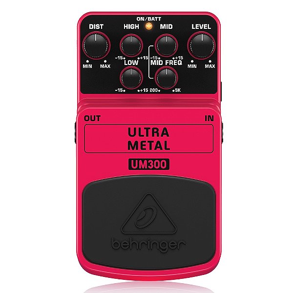 Pedal de Efeitos Behringer UM300 Ultra Metal Distortion