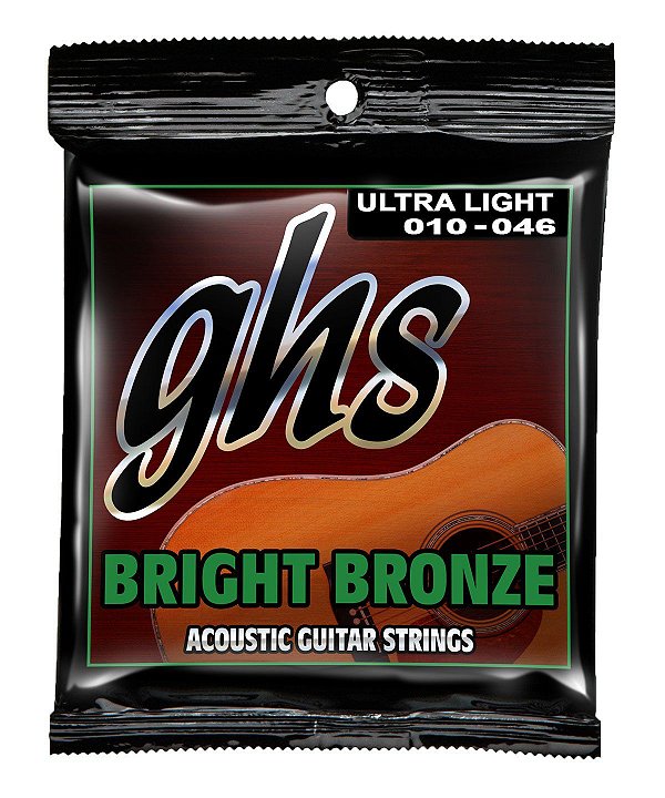 BB10U - ENC VIOLAO ACO BRIGHT BRONZE 010/046  - GHS