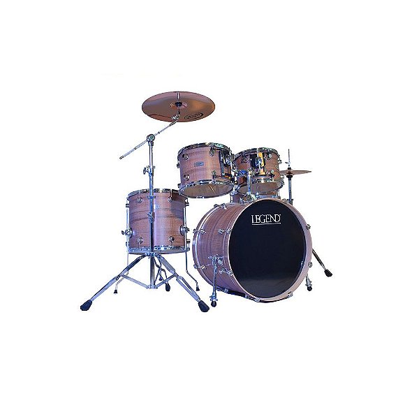 Bateria com 5 pecas Legend - Classic Series 20'' Walnut  - cor walnut