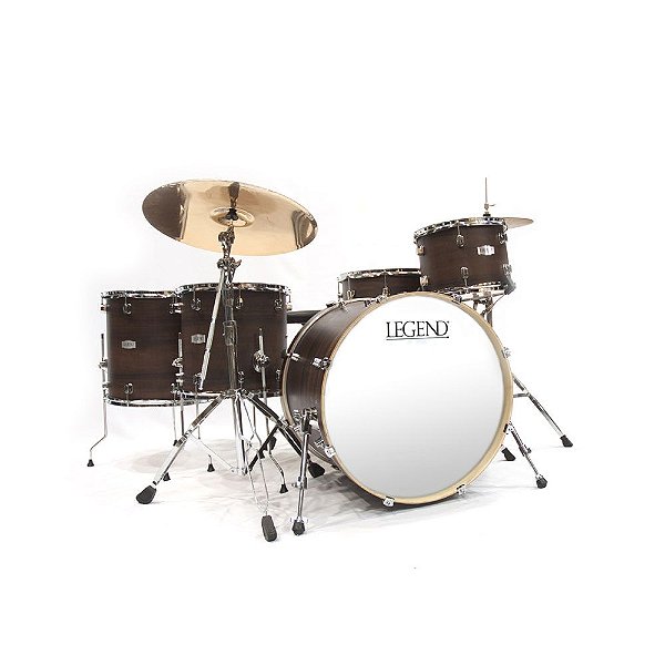 Bateria com 5 pecas Legend - One Series 20'' Mahogany - cor mahogany