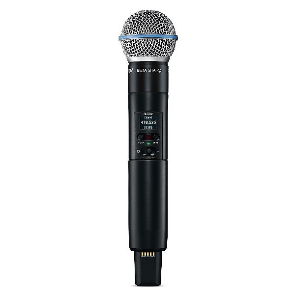 Microfone transmissor de mao sem fio - SLXD2/B58-G58 - Shure