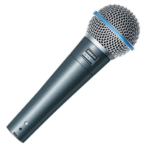 Microfone com fio dinamico supercardioide de alto ganho - BETA 58A -  Shure