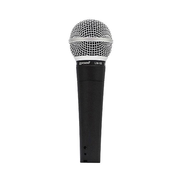 Microfone Dinâmico Lexsen LM-58 Cardioide com Cabo 3m