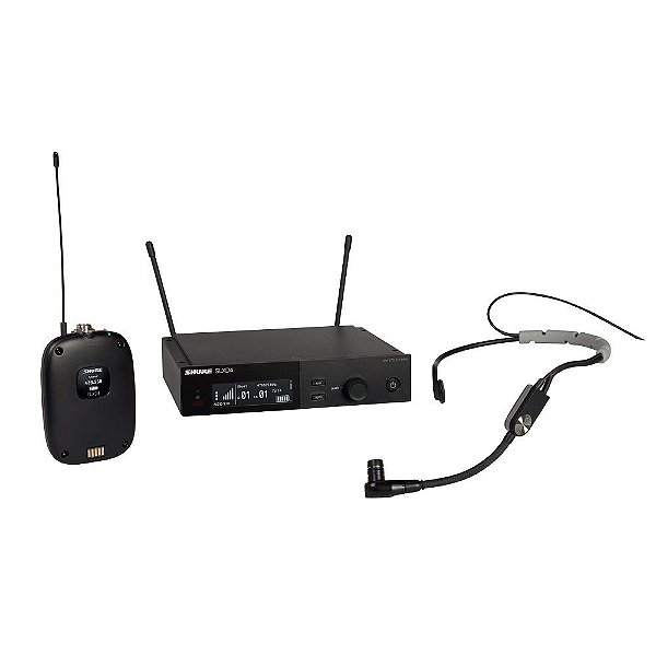 Sistema sem fio com bodypack e microfone de headset - SLXD14/SM35-G58 - Shure