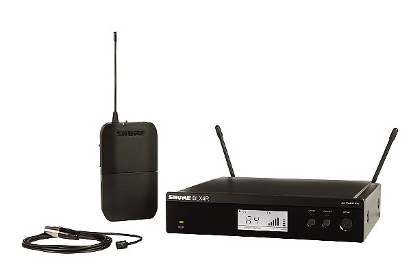 Microfone de Lapela Shure BLX14RBRW93-M15 com Bodypack Sem Fio