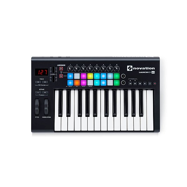 CONTROLADOR USB LAUNCHKEY 25 MK2 - NOVATION