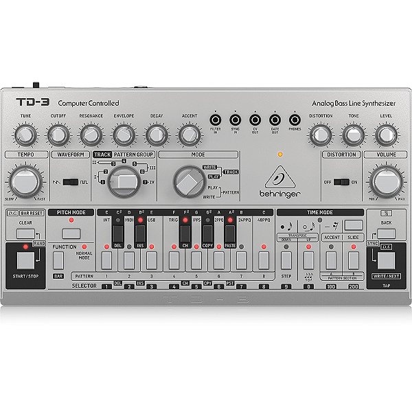 Sintetizador Analógico Behringer TD-3-SR MIDI/USB