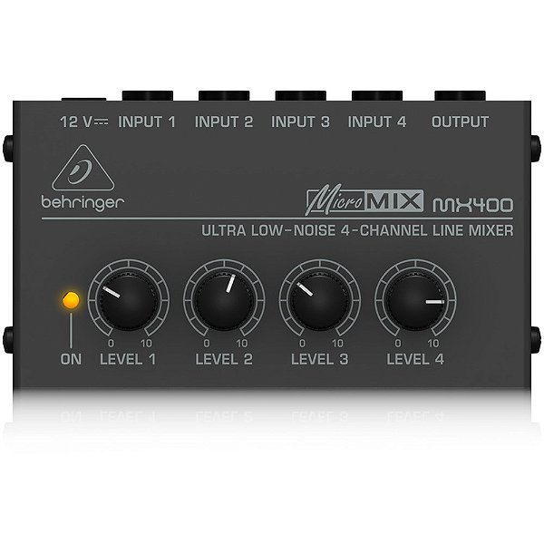 Mixer Compacto Behringer MX400 Micromix 4 Canais 110v