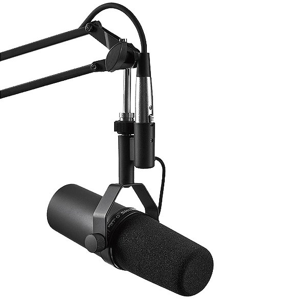 Microfone Dinâmico Shure SM7B Cardioide com Fio