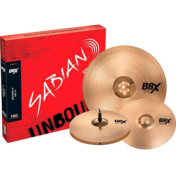 Kit de Pratos Sabian B8X 45002X-14 14" 14" 18"