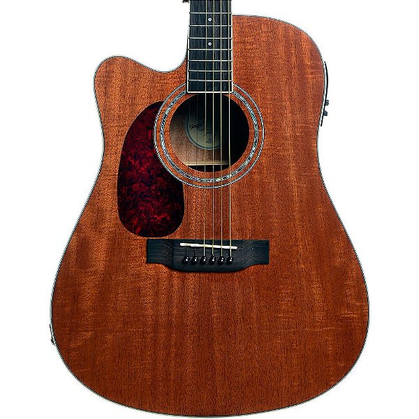 Violão Elétrico Seizi Tokyo Cutaway Canhoto Mahogany com Bag