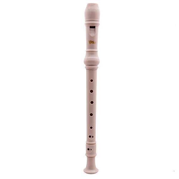 Flauta Doce Phx P8 Germânica Soprano Bege