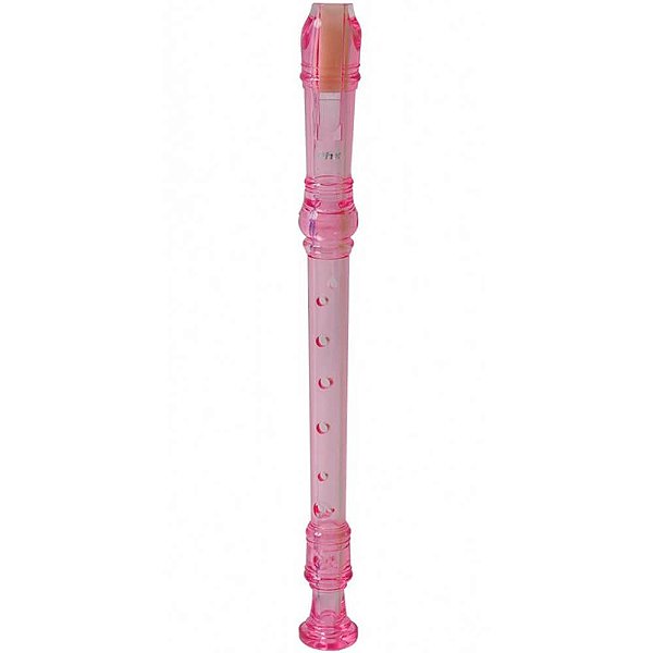 Flauta Doce Phx P8 Germânica Soprano Rosa