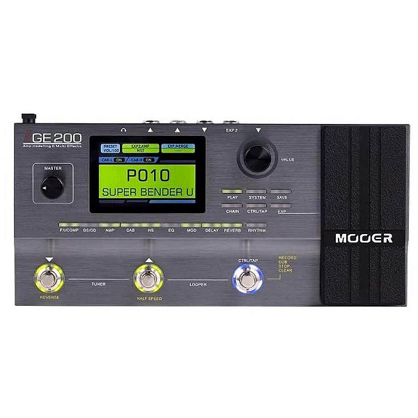 Pedaleira Mooer GE200 Impulse Response para Guitarra