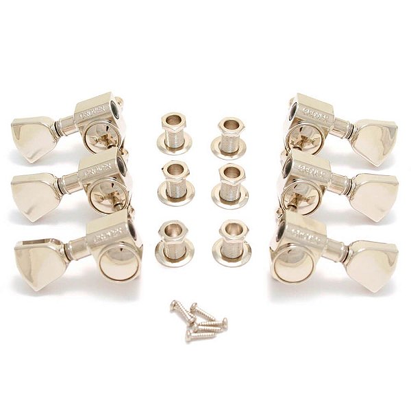 Tarraxa Gibson PMMH015 3+3 Niquelada para Guitarra