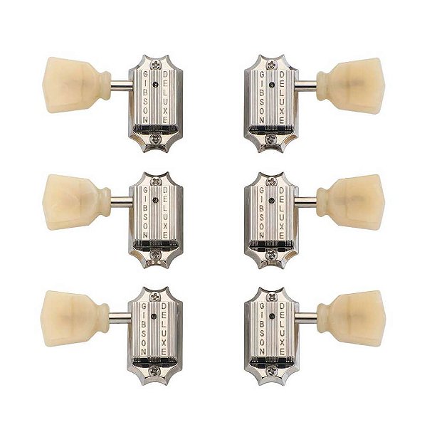 Tarraxa Gibson PMMH010 3+3 Niquelada com Botões Perolado