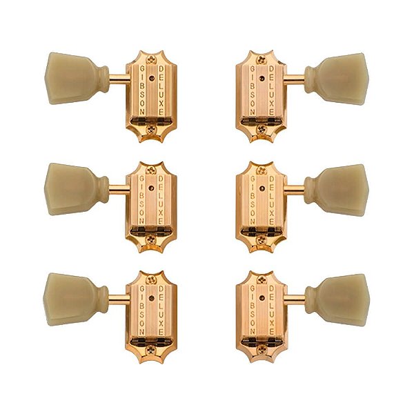 Tarraxa Gibson PMMH020 3+3 Dourada com Botões Perolado