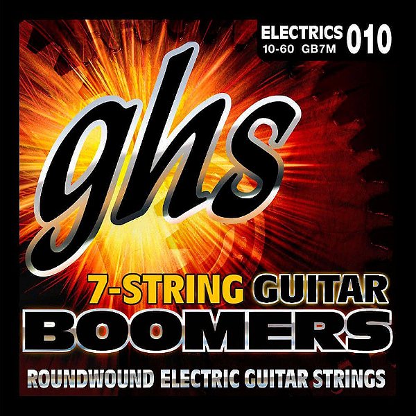 Encordoamento GHS GB7M .010/.060 para Guitarra 7C