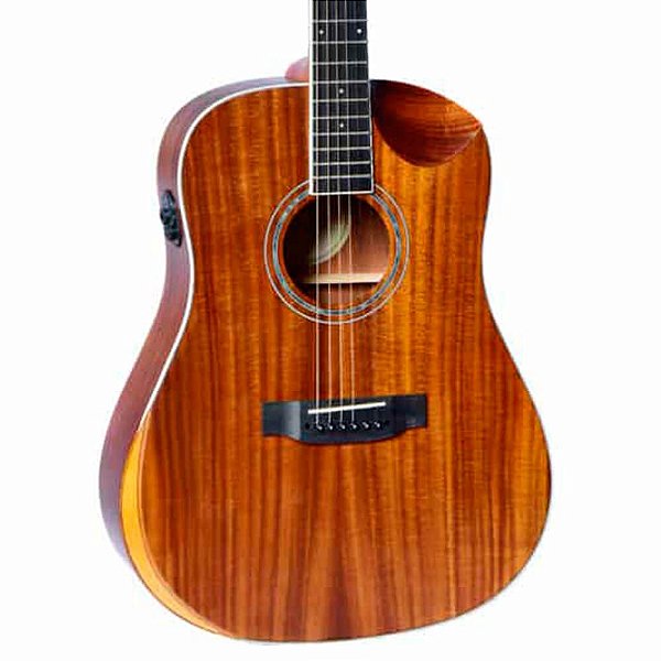 Violão Elétrico Seizi Neo Akira Half Cutaway Mirai Koa