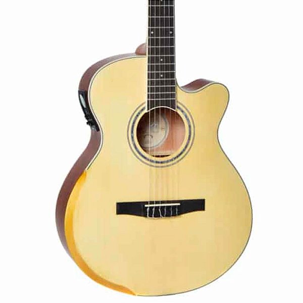 Violão Elétrico Seizi Neo Osaka Natural Satin Com Bag