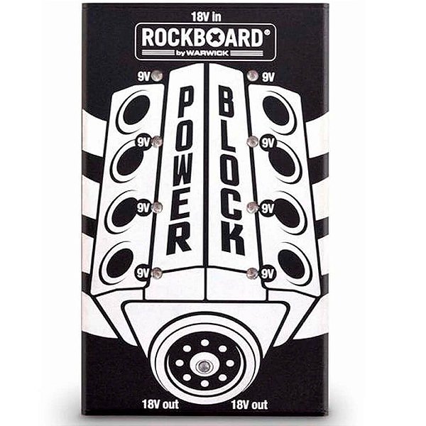 Fonte para Pedal Rockboard Power Block 10 Saídas