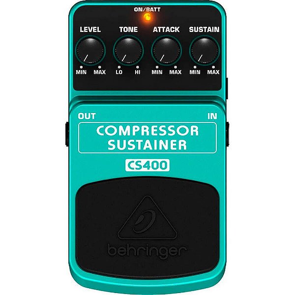 Pedal de Efeitos Behringer CS400 Compressor Sustainer