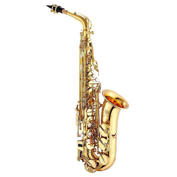 Saxofone Alto Jupiter JAS500 Laqueado Eb/F# com Case
