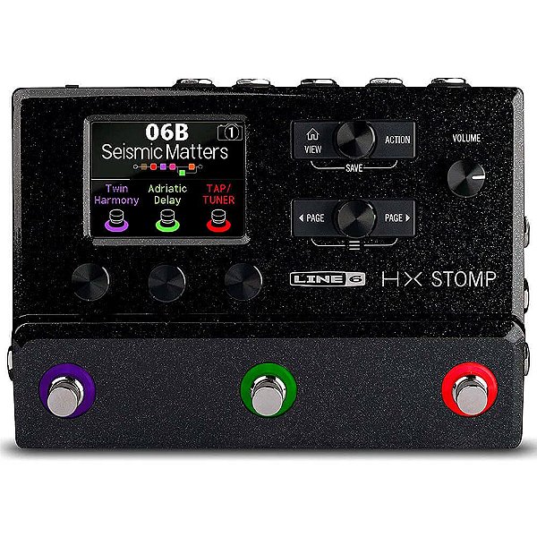 Pedaleira LINE 6 HX Stomp Modeladora de Amplificadores