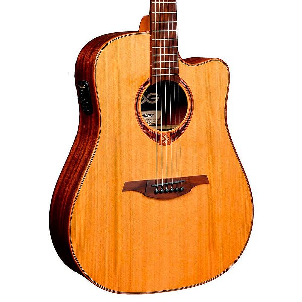 Violão Elétrico Lâg Tramontane T118DCE Dreadnought Cutaway