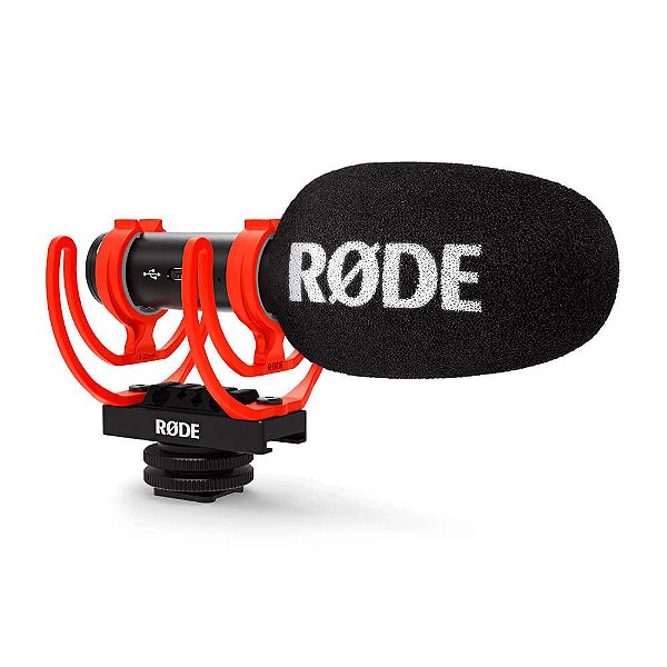 Microfone Direcional Rode VideoMic GO II para Câmera