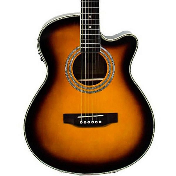 Violão Elétrico Phx PX-188 Western Cutaway Sunburst