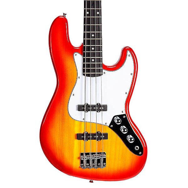 Contrabaixo 4 Cordas PHX Jazz Bass Cherry Burst