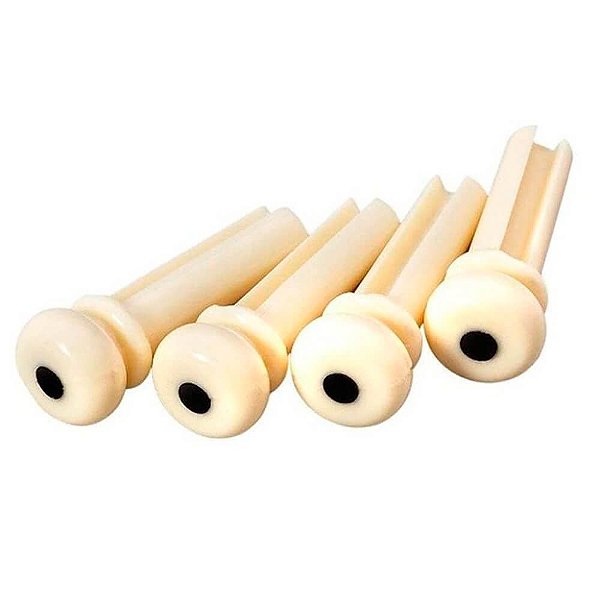 Kit com 4 Pinos Phx P-2 Plástico para Baixolão 4C