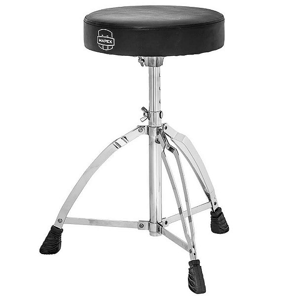 Banco Mapex T270A Cromado Redondo