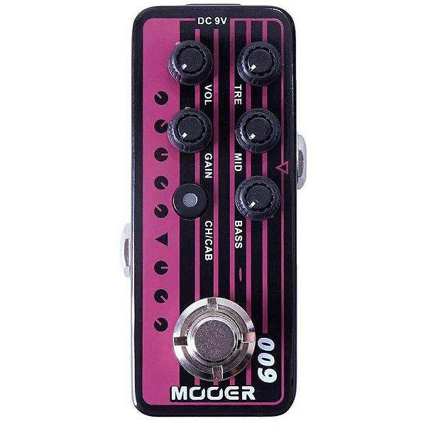 Pedal Mooer M009 Preamp Black night ( Engl Blackmore )