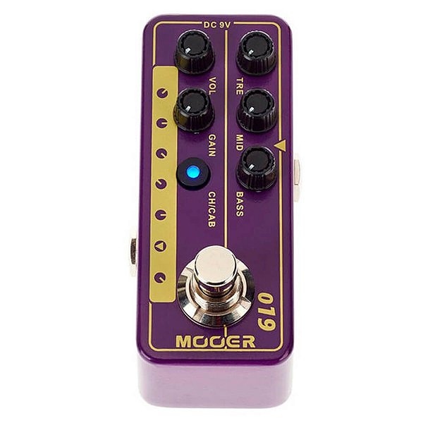 Pedal Mooer M019 Preamp UK Gold PLX ( Marshall Plexi 50 )