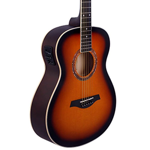 Violão Elétrico Phx SGC-301A Grand Concert Aço Sunburst