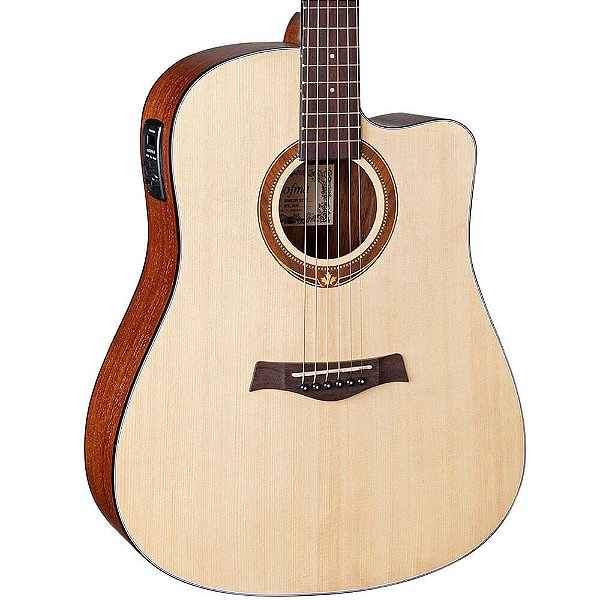 Violão Elétrico Hofma HMF290 Folk Natural Satin