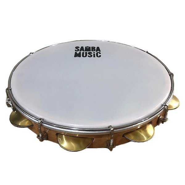 Pandeiro Madeira Phx PD12LE MA 12" com Pele Leitosa