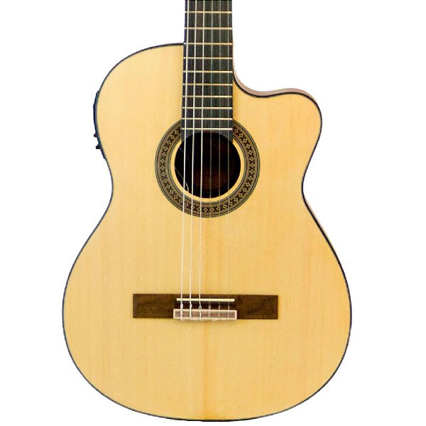 Violão Elétrico Benson GC100CE Clássico Cutaway Natural